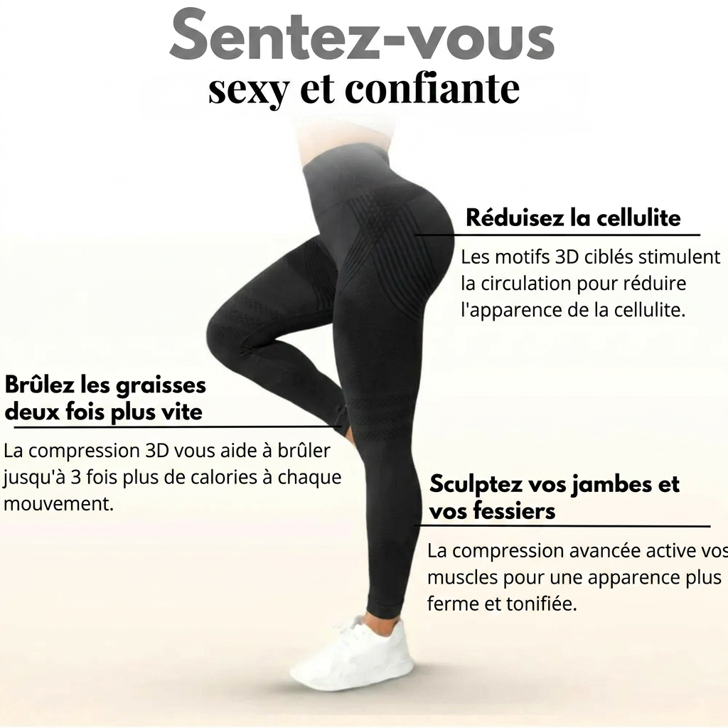 Legging Cellulite 3D Femme