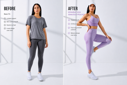 Ensemble Yoga Seamless 2 pièces